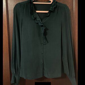 SEZANE Green Chlo Shirt